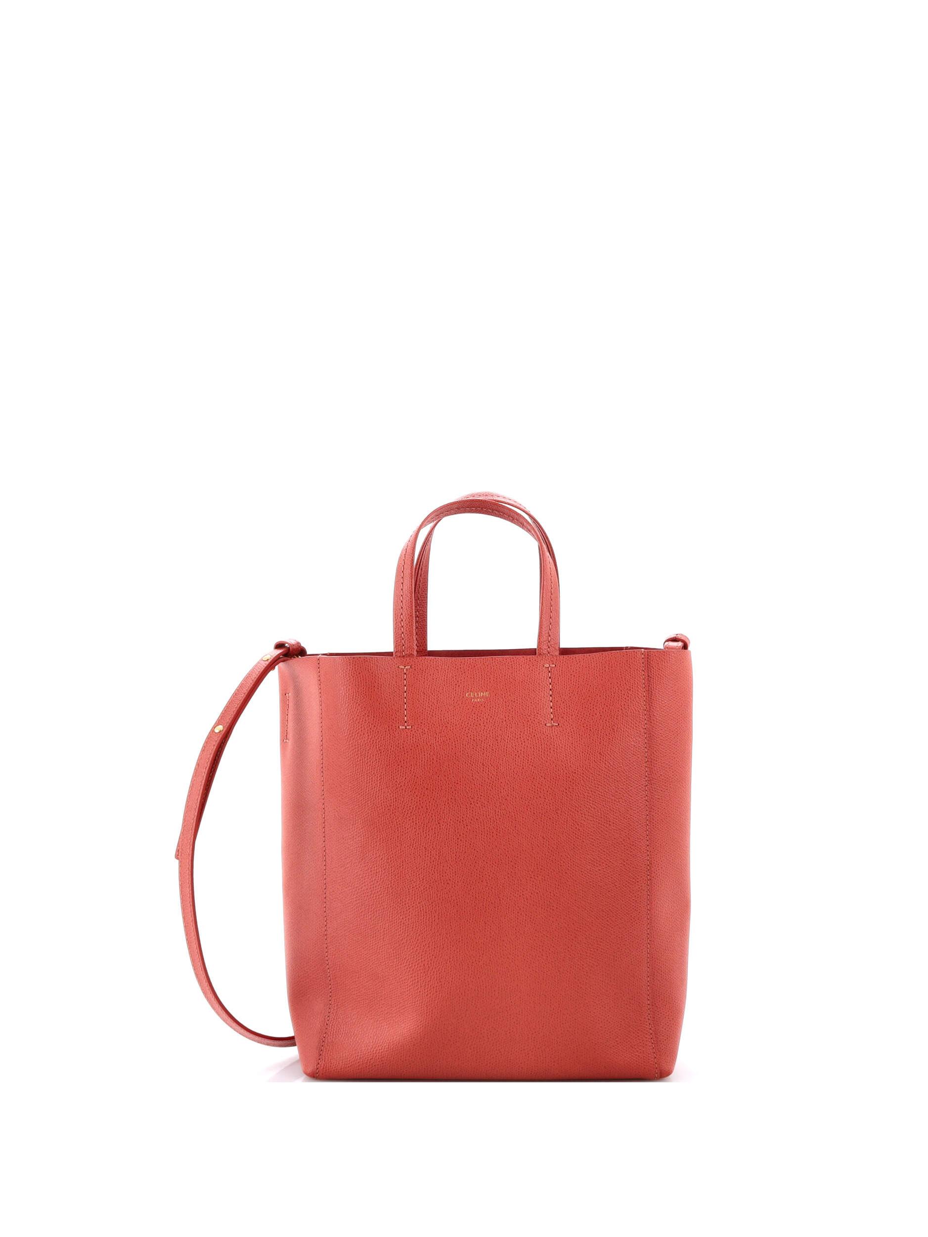 Celine Vertical Cabas Tote Grained #262000c84b